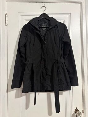 The North Face Women's Black Trench Coat with Hood